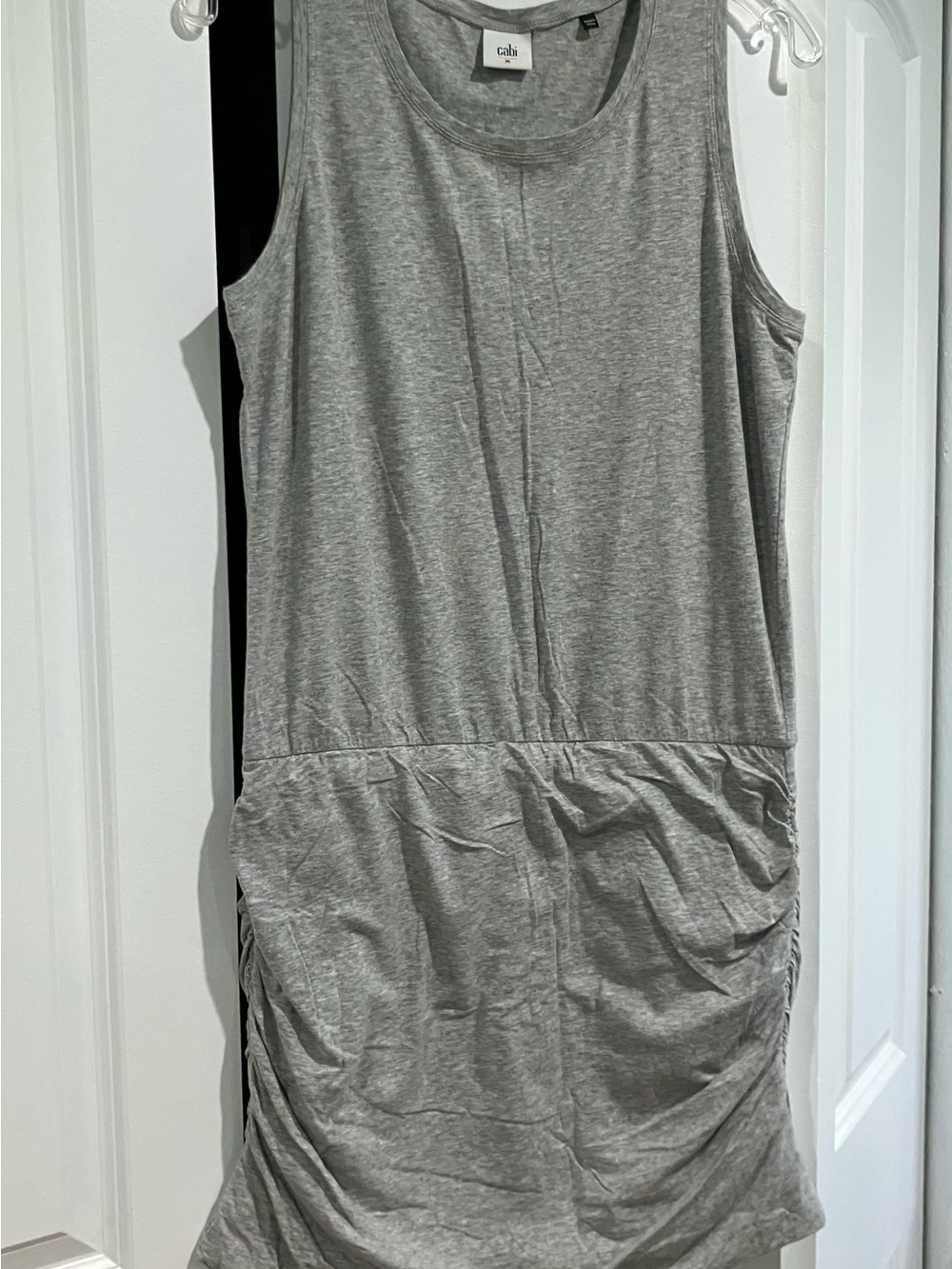 Cabi Everyday Dress - Sleeveless Ruched Side Casual Dress